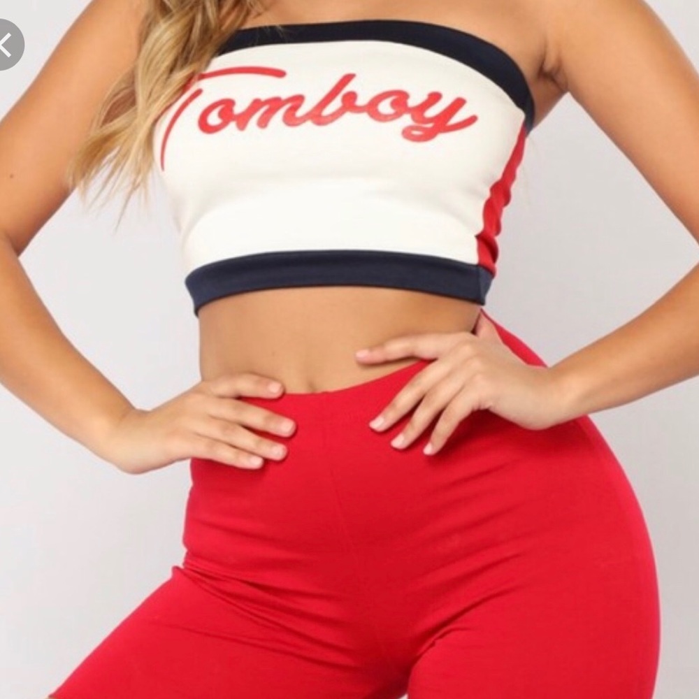 Fashion nova tomboy tube top